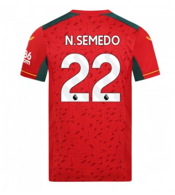 Wolves Nelson Semedo #22 Segunda Equipación 2023-24 Manga Corta